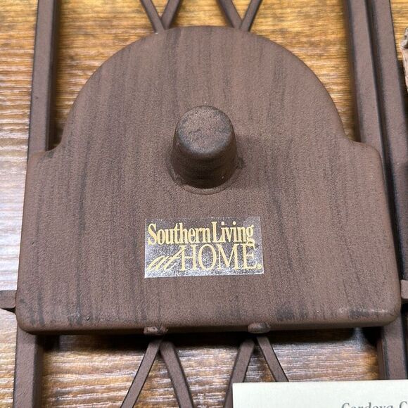 Southern Living Home Cordova Candle Sconces-Set of 2- Distress Brown NEW - Picture 2 of 6